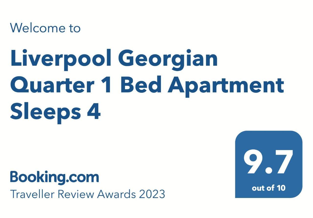 Liverpool Georgian Quarter 1 Bed Apartment Sleeps 4 Exterior foto